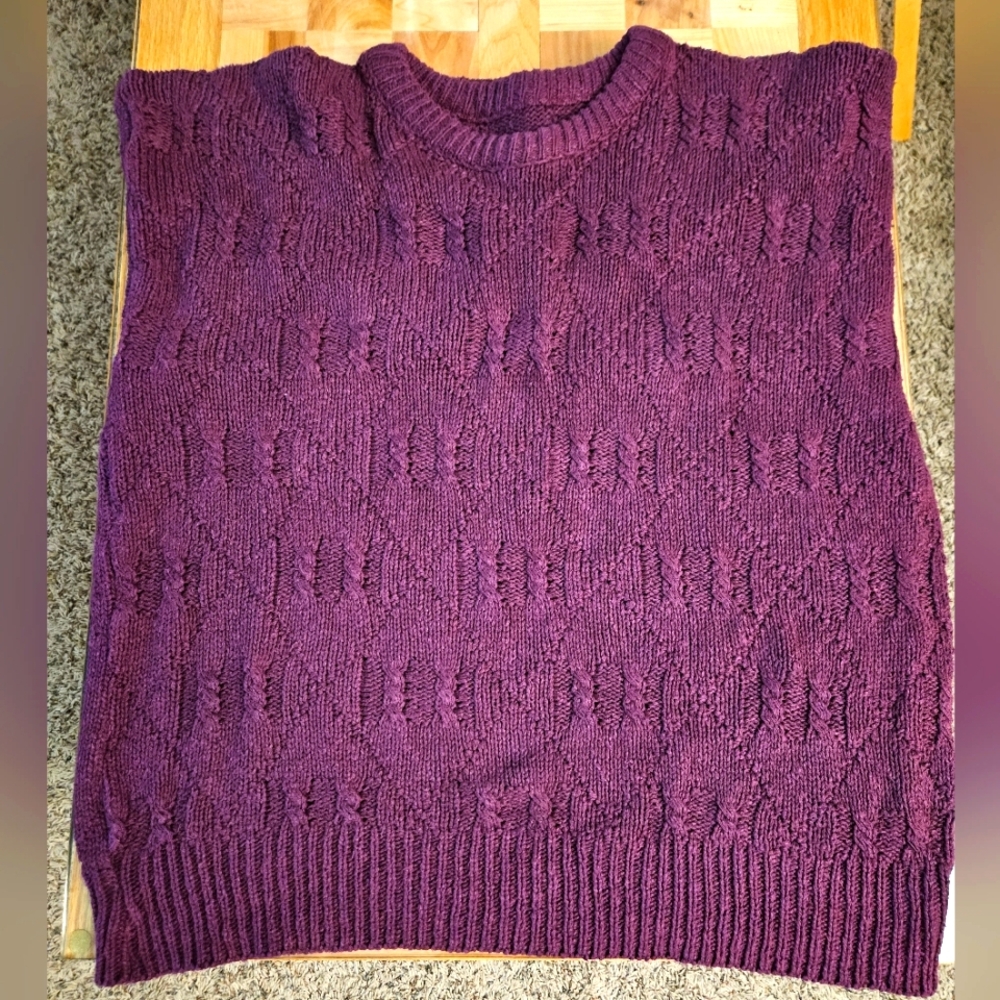 Purple Knit Sweater